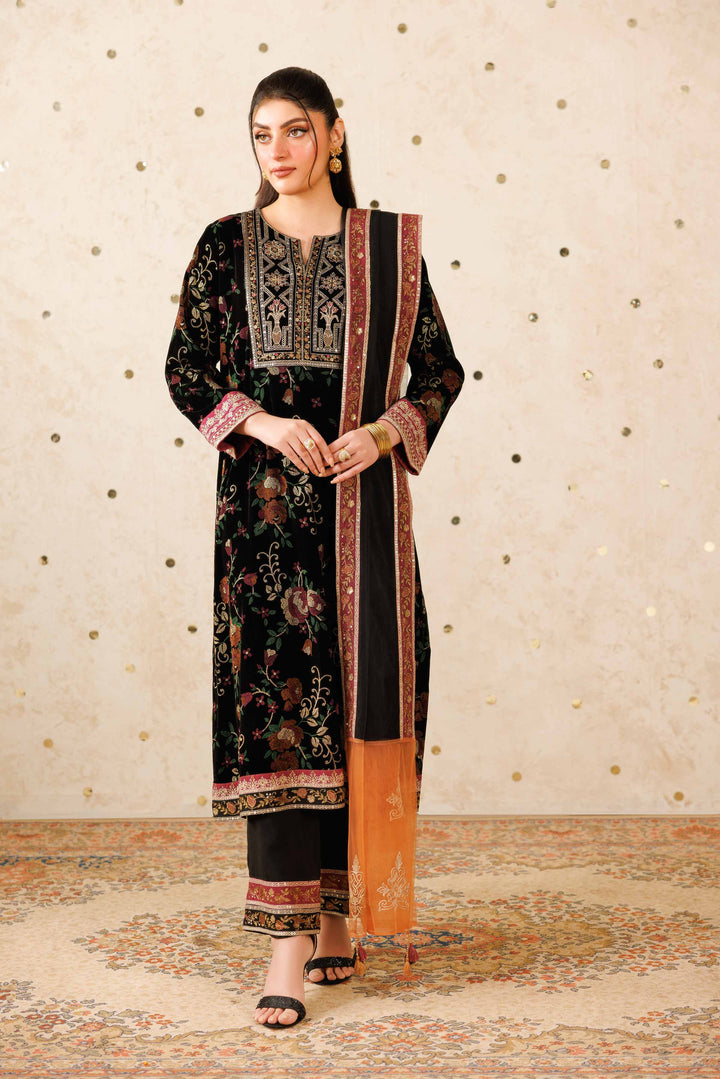3 Piece - Embroidered Suit - KFW25-19 for Women - Pret Collection | Nishat | Shop Online