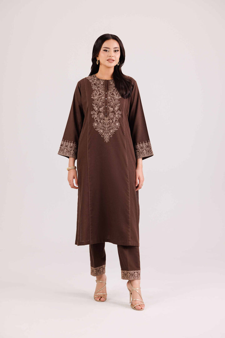 2 Piece - Embroidered Suit - KFW25-192 for Women - Pret Collection | Nishat | Shop Online