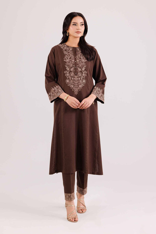 2 Piece - Embroidered Suit - KFW25-192 for Women - Pret Collection | Nishat | Shop Online