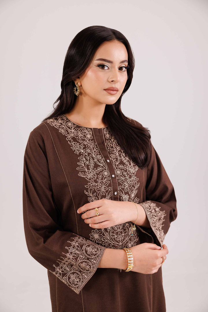 2 Piece - Embroidered Suit - KFW25-192 for Women - Pret Collection | Nishat | Shop Online