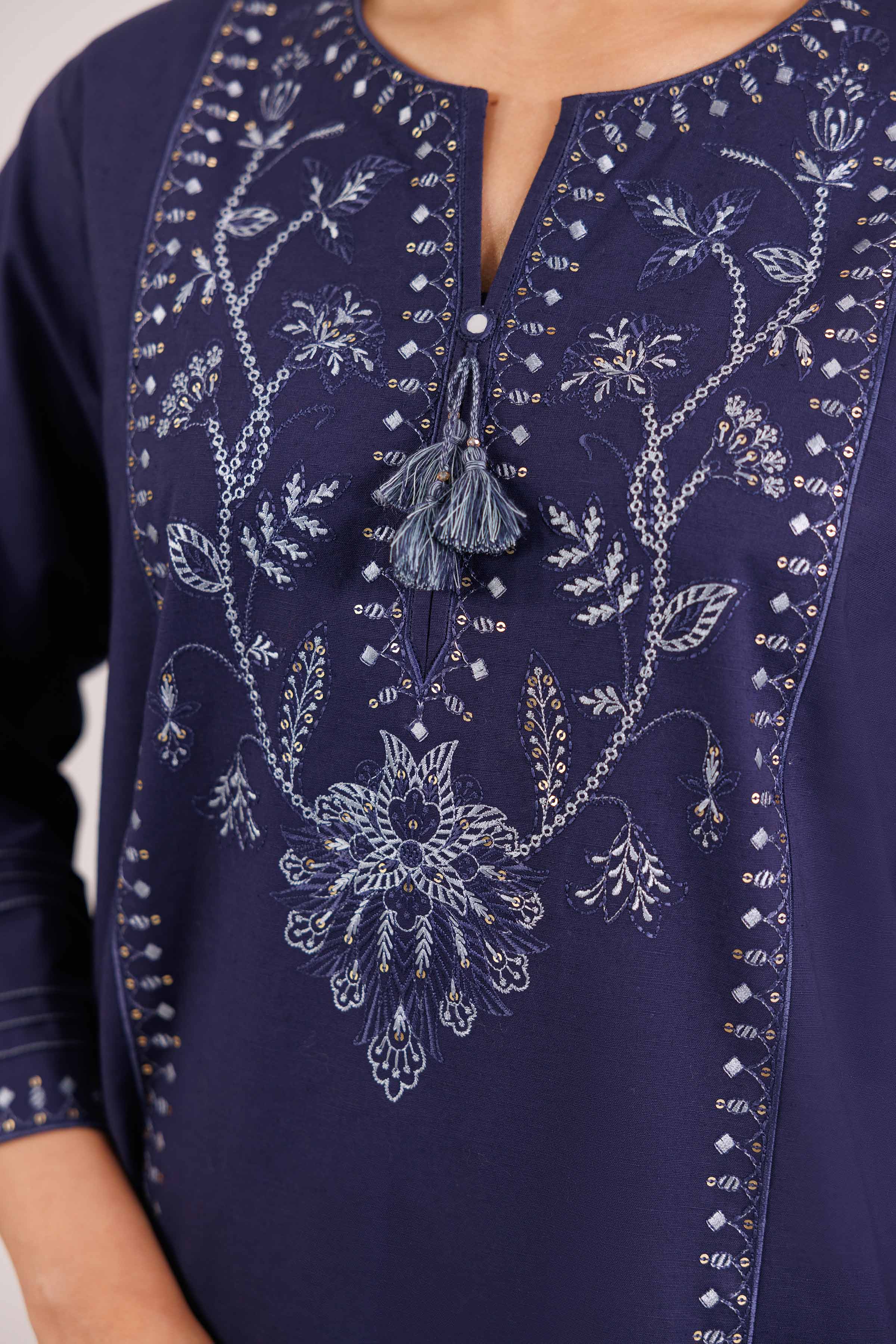 2 Piece - Embroidered Suit - KFW25-214 for Women - Pret Collection | Nishat | Shop Online