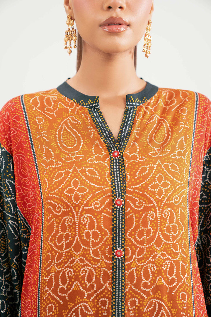 2 Piece - Printed Suit - KFW25-217 for Women - Pret Collection | Nishat | Shop Online
