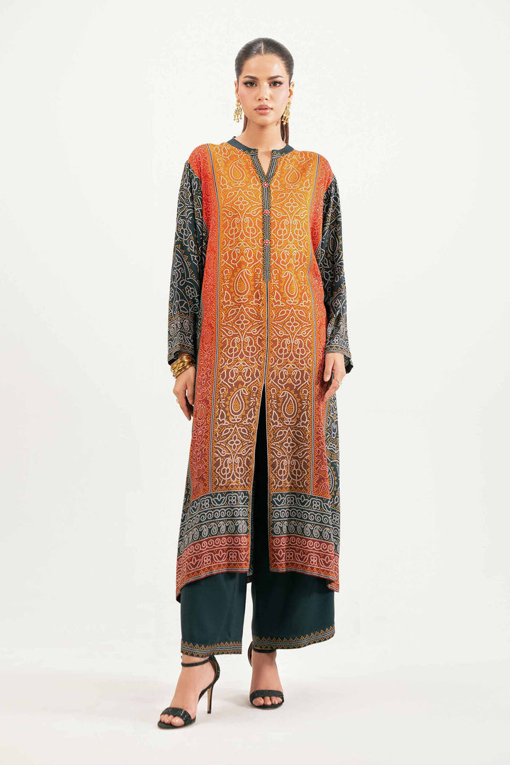 2 Piece - Printed Suit - KFW25-217 for Women - Pret Collection | Nishat | Shop Online