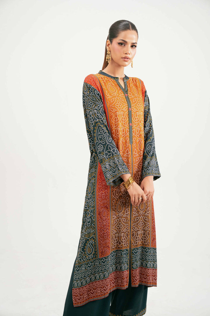 2 Piece - Printed Suit - KFW25-217 for Women - Pret Collection | Nishat | Shop Online