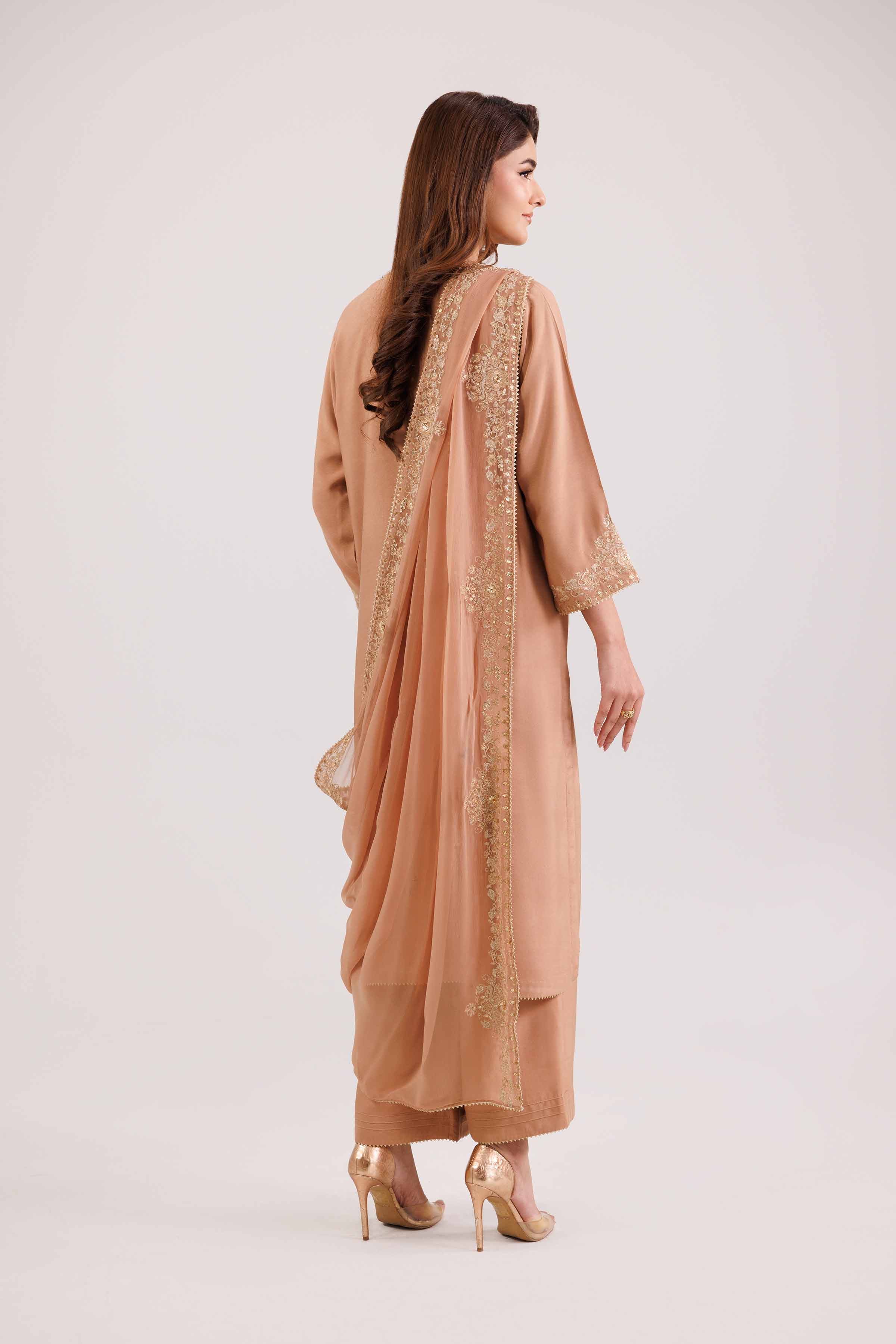 3 Piece - Embroidered Suit - KFW25-219