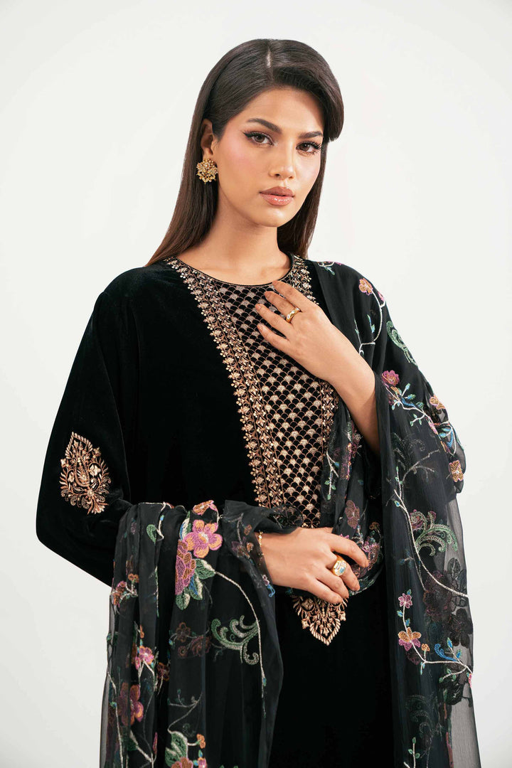3 Piece - Printed Embroidered Suit - KFW25-22 for Women - Pret Collection | Nishat | Shop Online