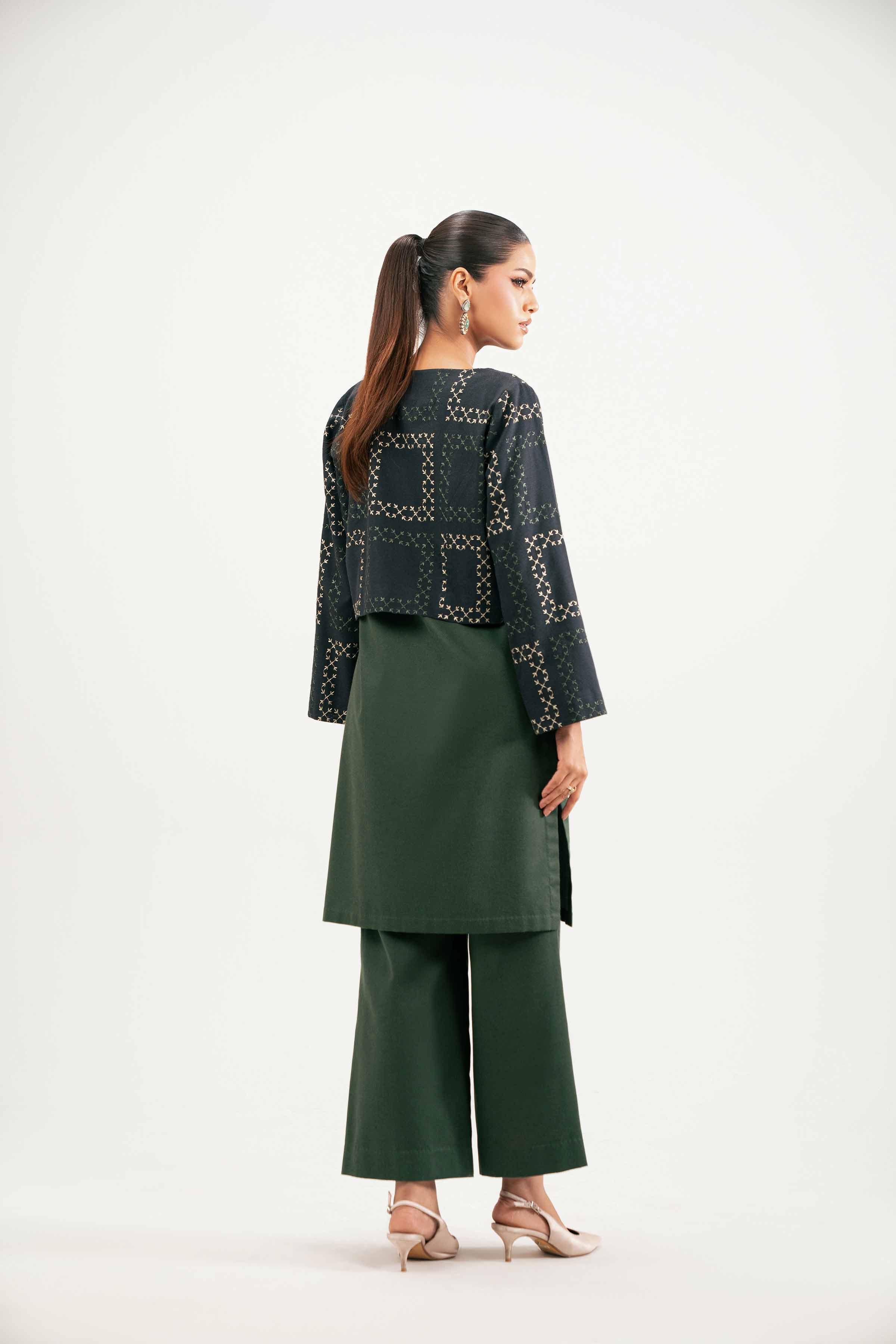 3 Piece - Embroidered Suit - KFW25-221