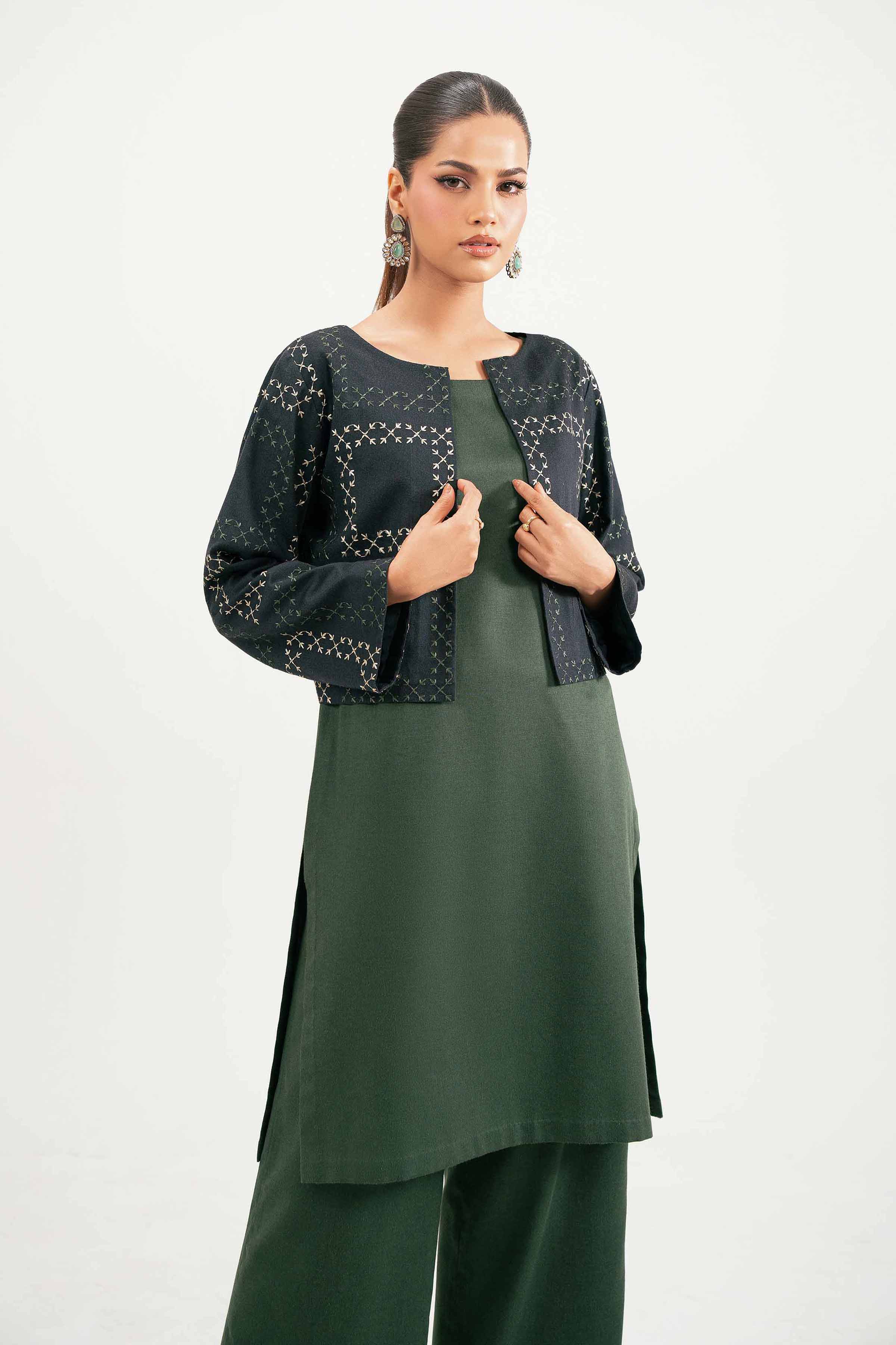 3 Piece - Embroidered Suit - KFW25-221