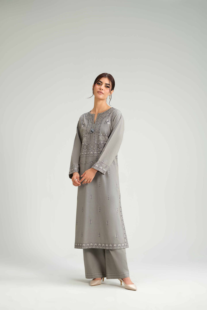 2 Piece - Embroidered Suit - KFW25-225 for Women - Pret Collection | Nishat | Shop Online