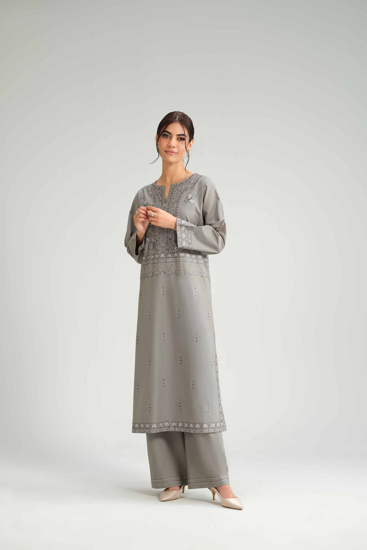 2 Piece - Embroidered Suit - KFW25-225 for Women - Pret Collection | Nishat | Shop Online