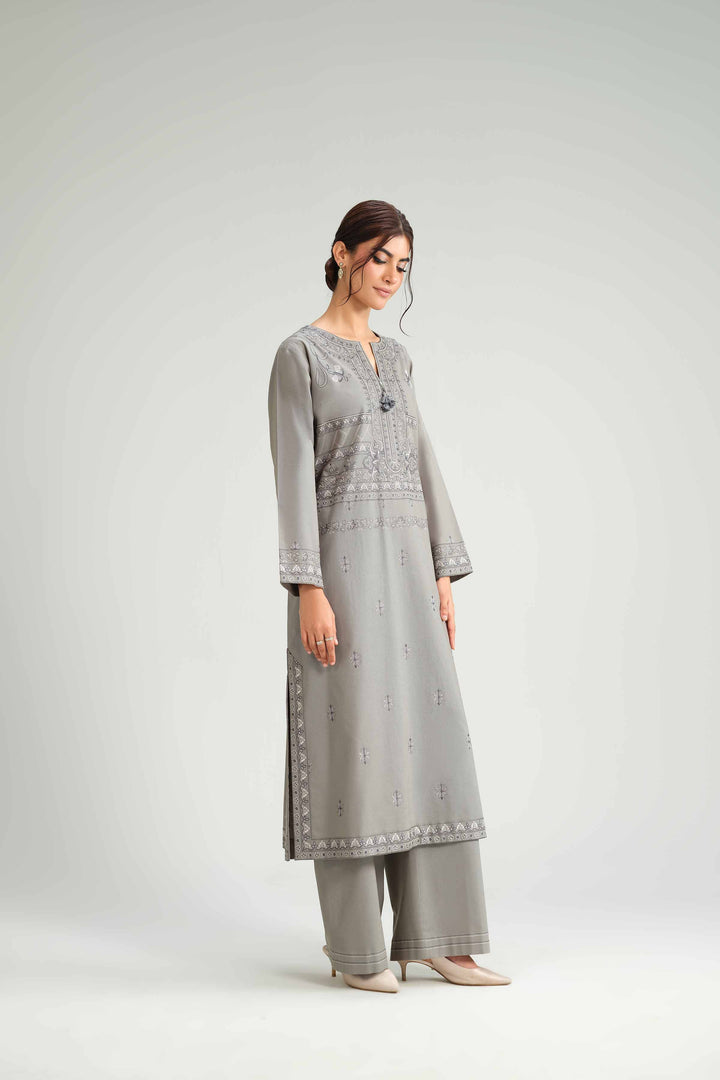 2 Piece - Embroidered Suit - KFW25-225 for Women - Pret Collection | Nishat | Shop Online