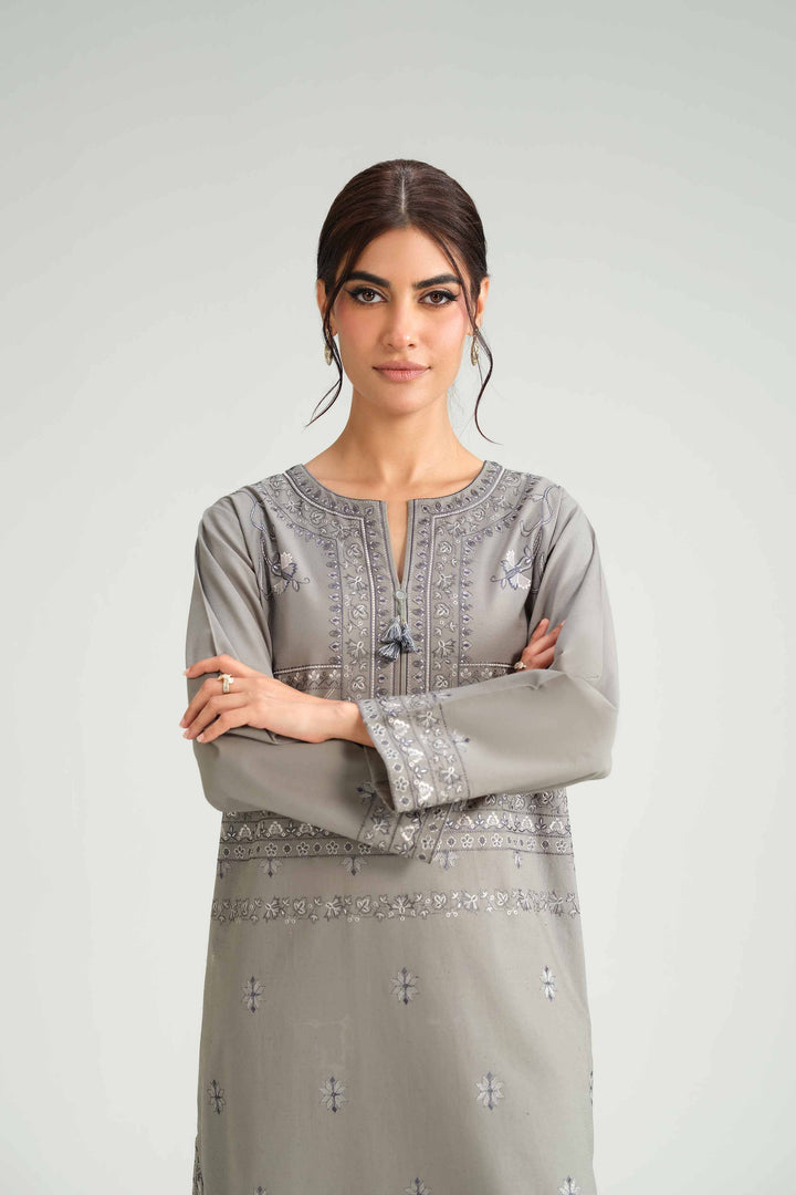 2 Piece - Embroidered Suit - KFW25-225 for Women - Pret Collection | Nishat | Shop Online