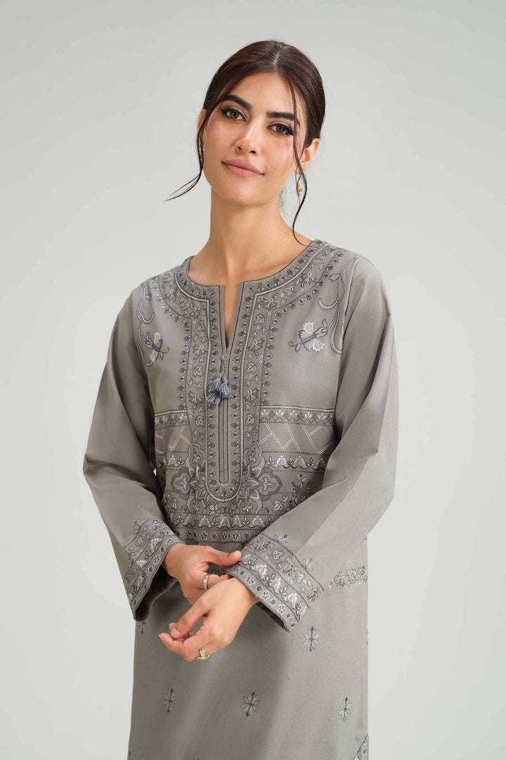 2 Piece - Embroidered Suit - KFW25-225 for Women - Pret Collection | Nishat | Shop Online