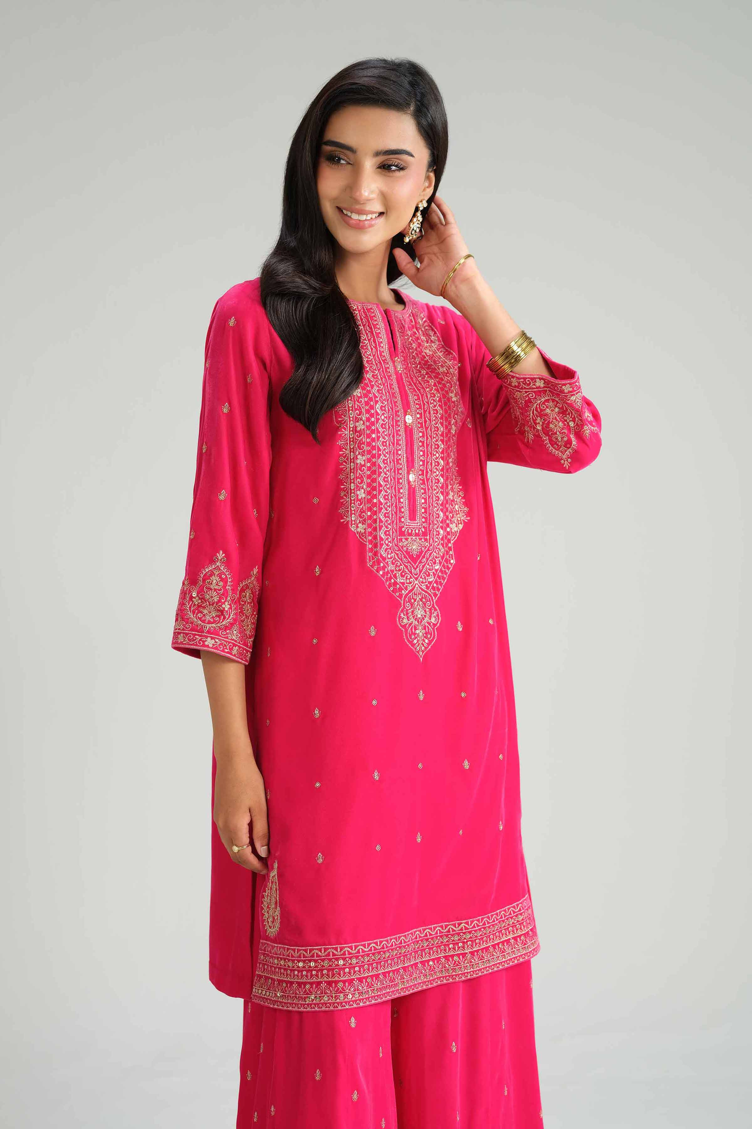2 Piece - Embroidered Suit - KFW25-23