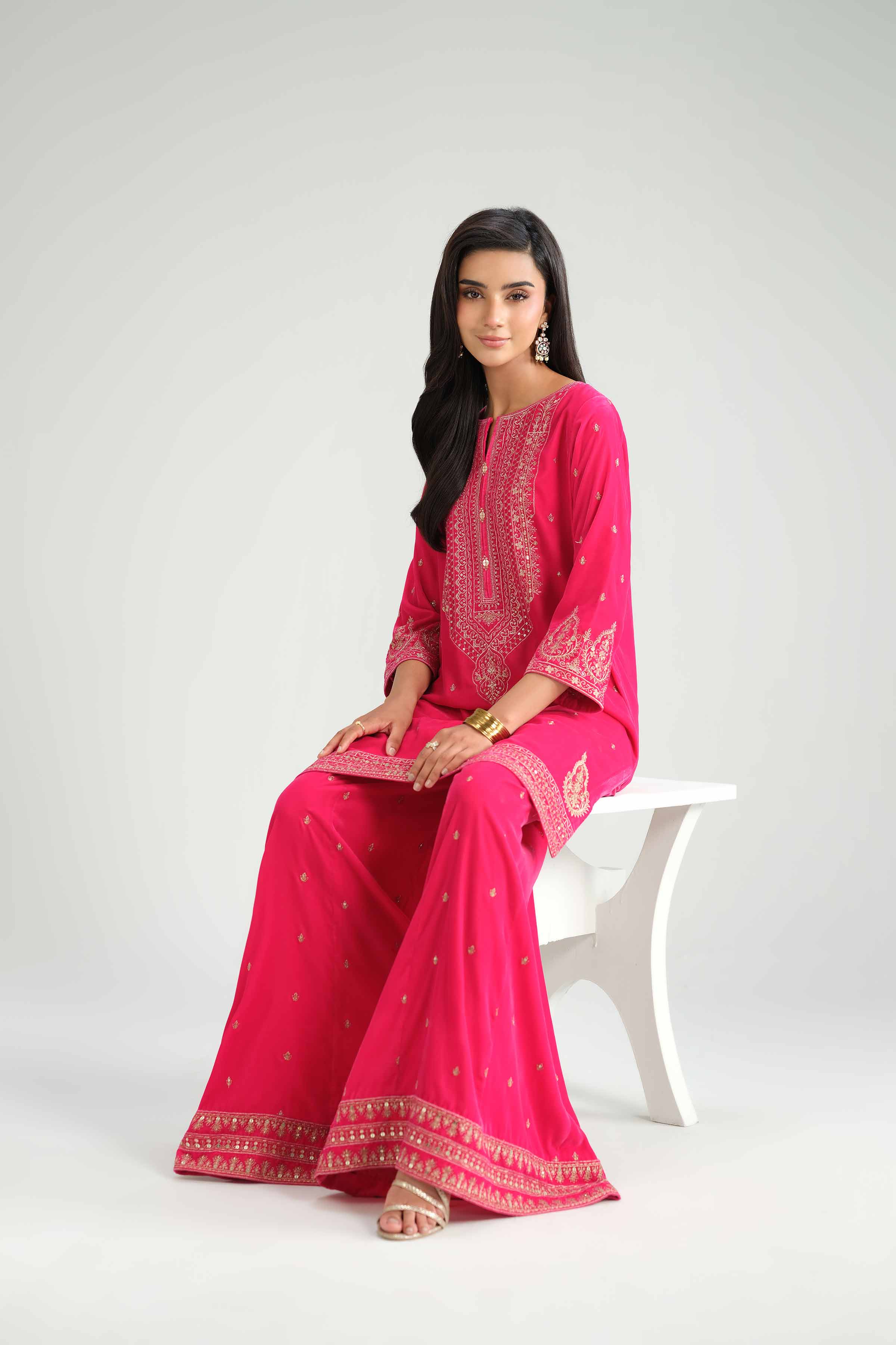 2 Piece - Embroidered Suit - KFW25-23 Luxury Pret Cross Season Edit 2025