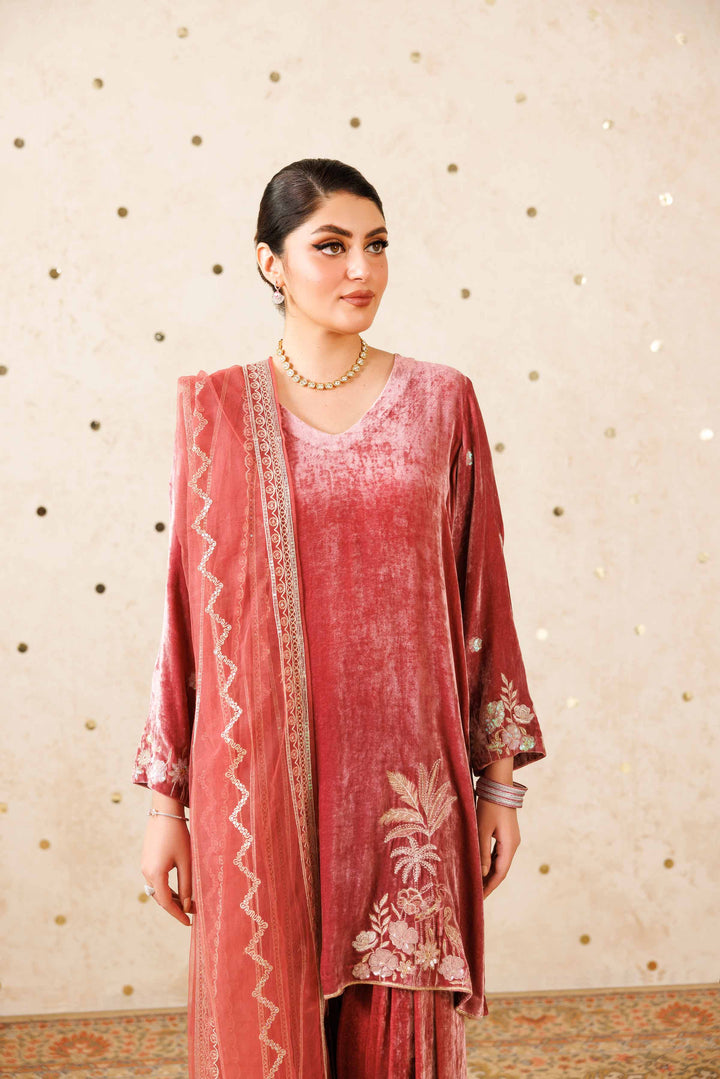 3 Piece - Embroidered Suit - KFW25-25 Luxury Pret Cross Season Edit 2025