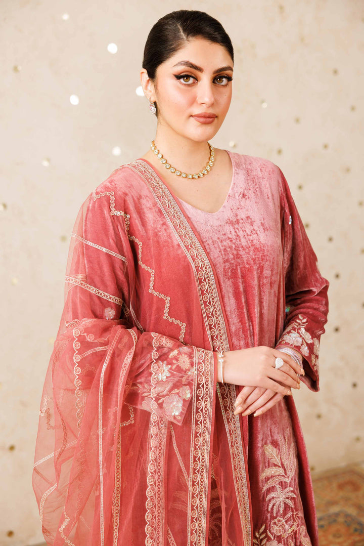3 Piece - Embroidered Suit - KFW25-25 Luxury Pret Cross Season Edit 2025