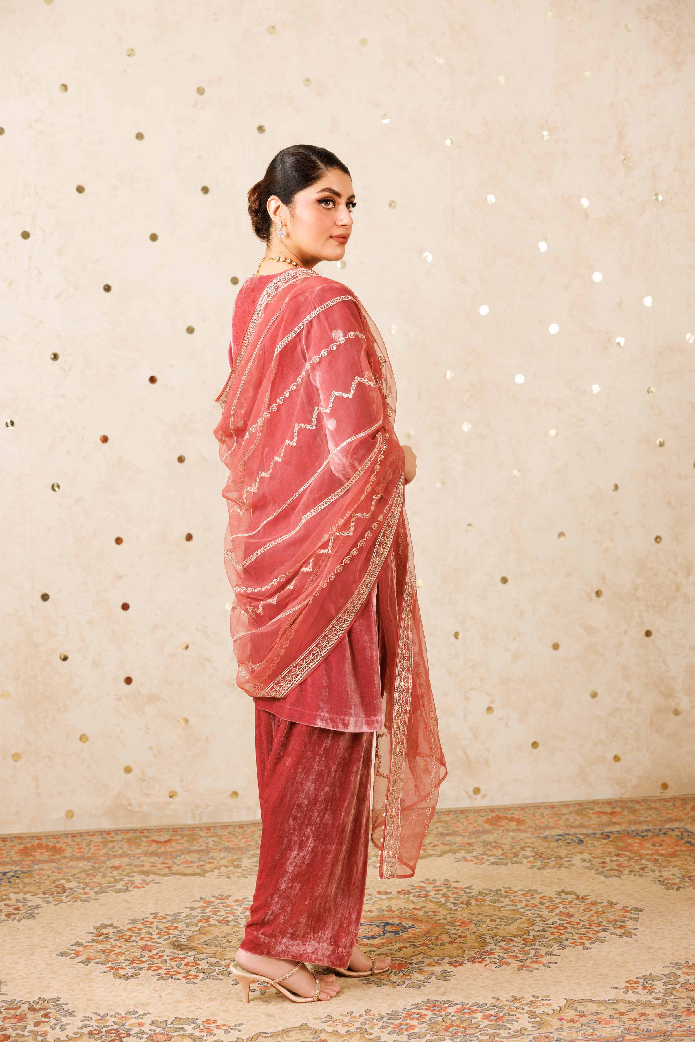 3 Piece - Embroidered Suit - KFW25-25 Luxury Pret Cross Season Edit 2025