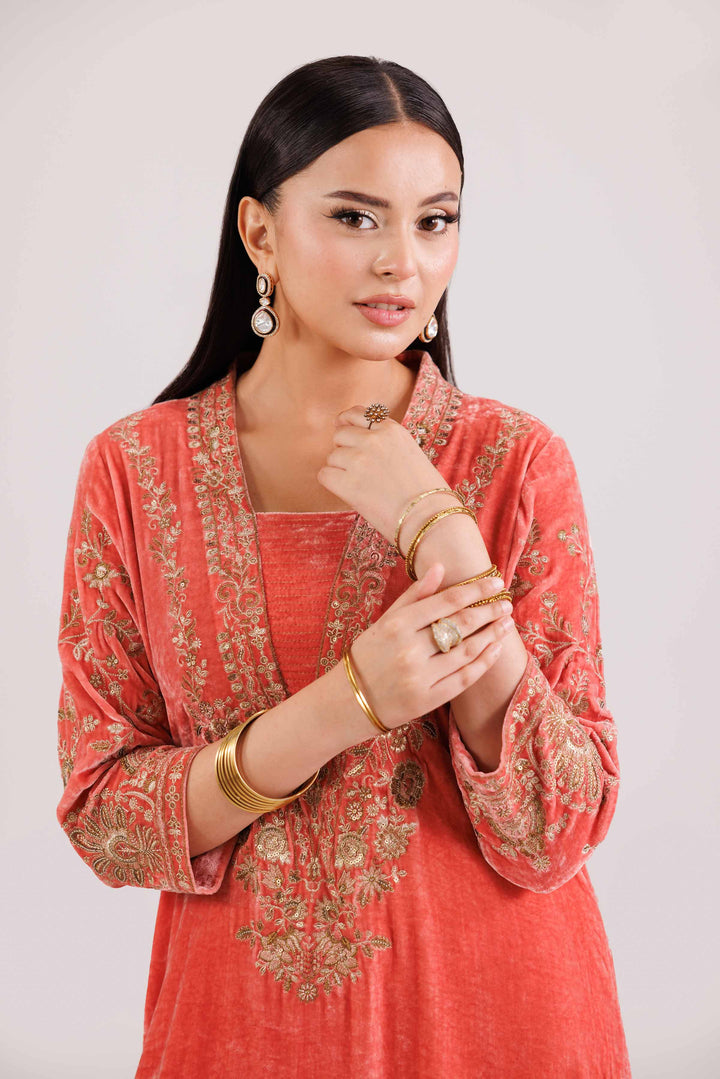 2 Piece - Embroidered Suit - KFW25-26 for Women - Pret Collection | Nishat | Shop Online