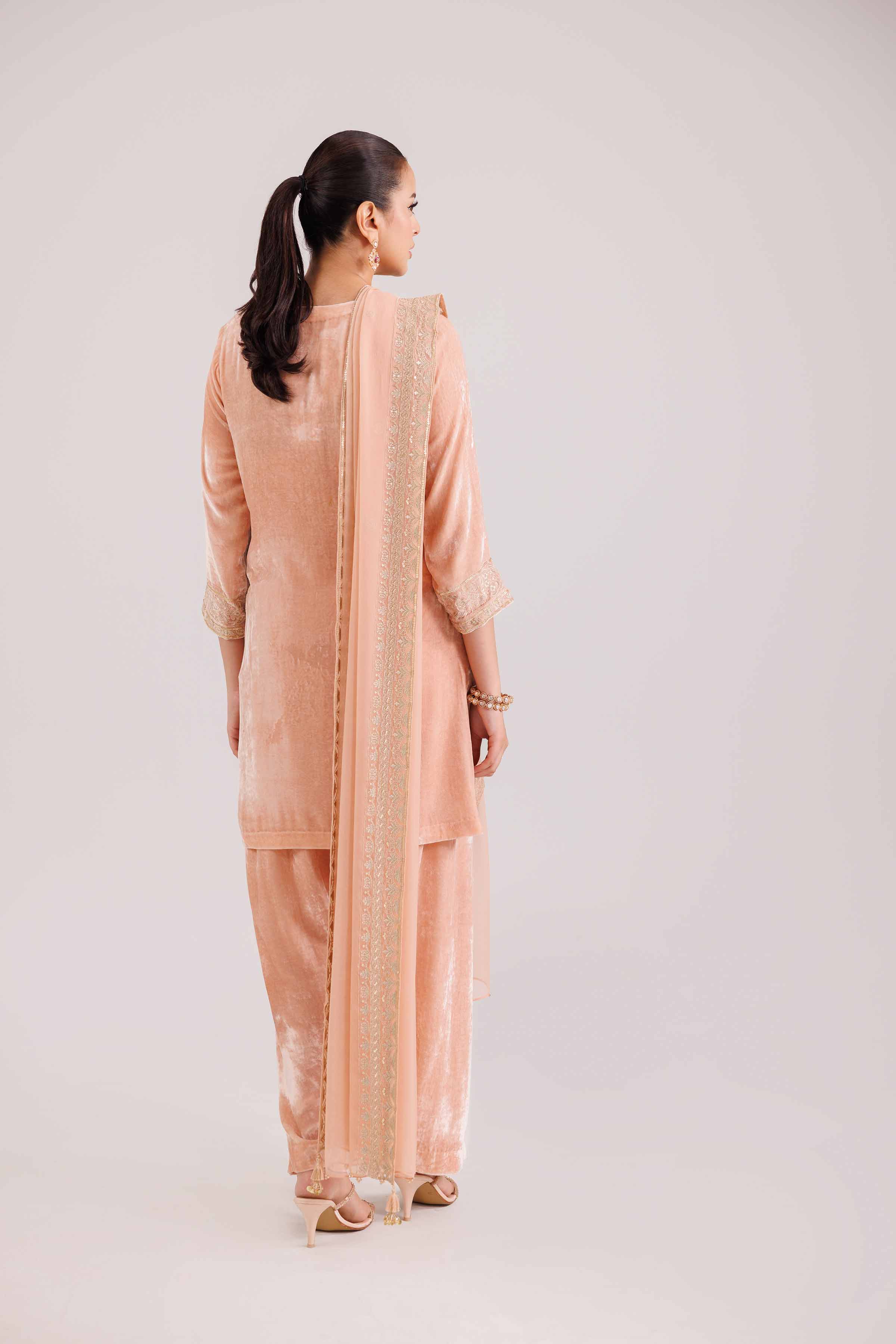 3 Piece - Embroidered Suit - KFW25-28 for Women - Pret Collection | Nishat | Shop Online