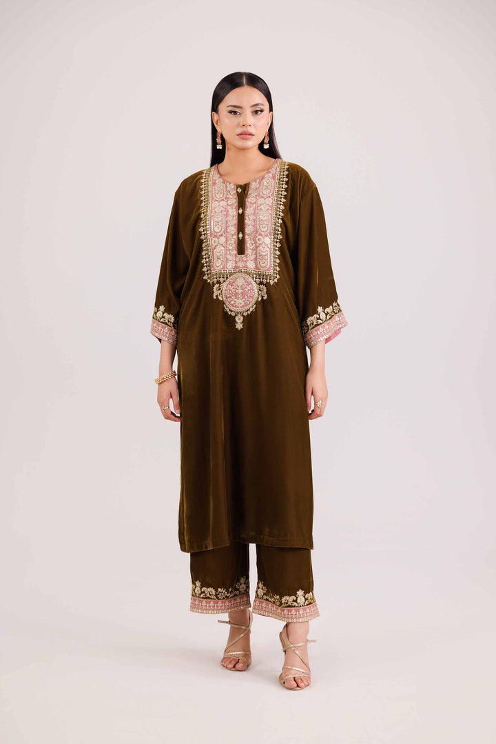 2 Piece - Embroidered Suit - KFW25-30Shop 