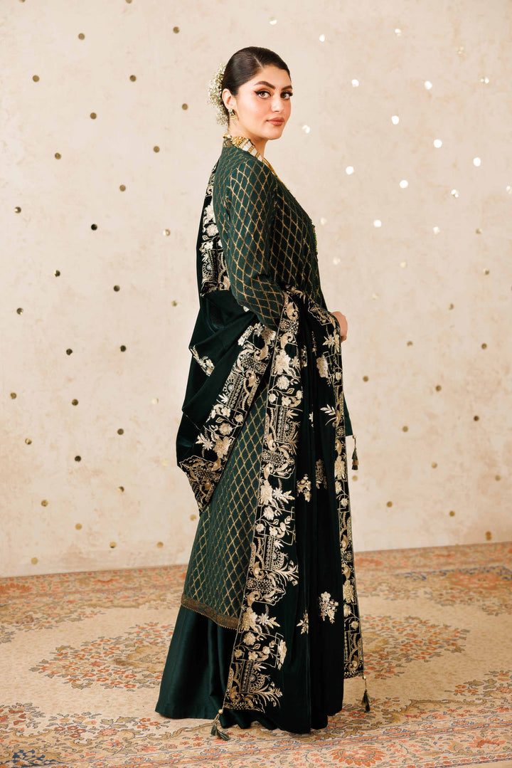 Embroidered Shawl - KFW25-48 Luxury Pret Cross Season Edit 2025