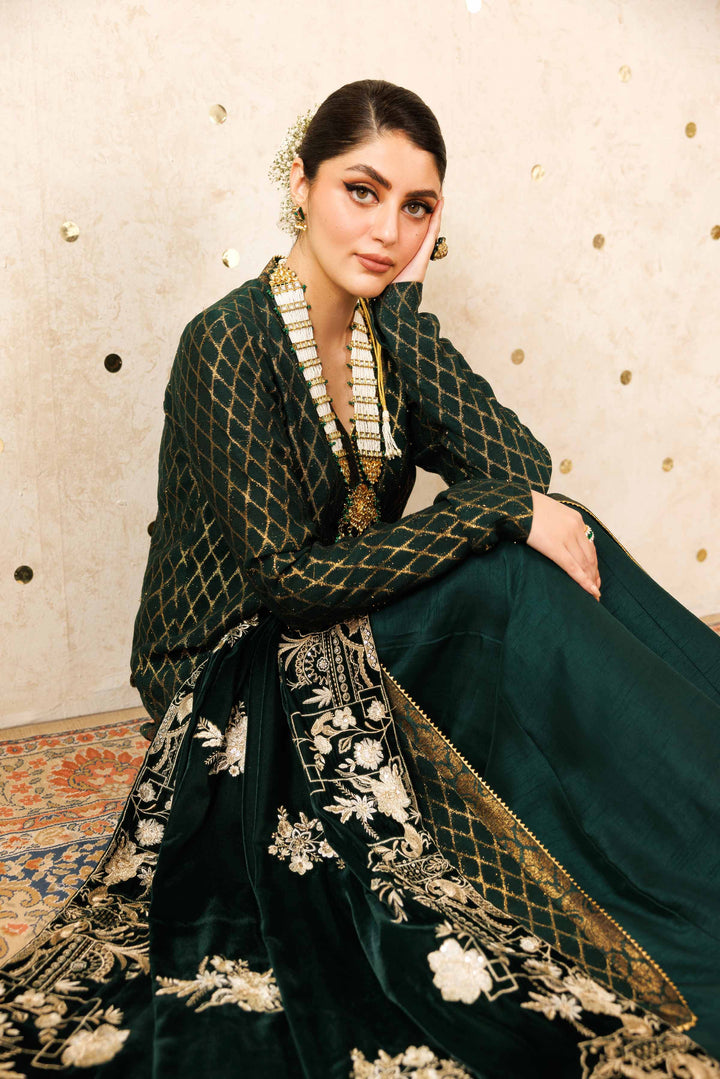 Embroidered Shawl - KFW25-48 Luxury Pret Cross Season Edit 2025
