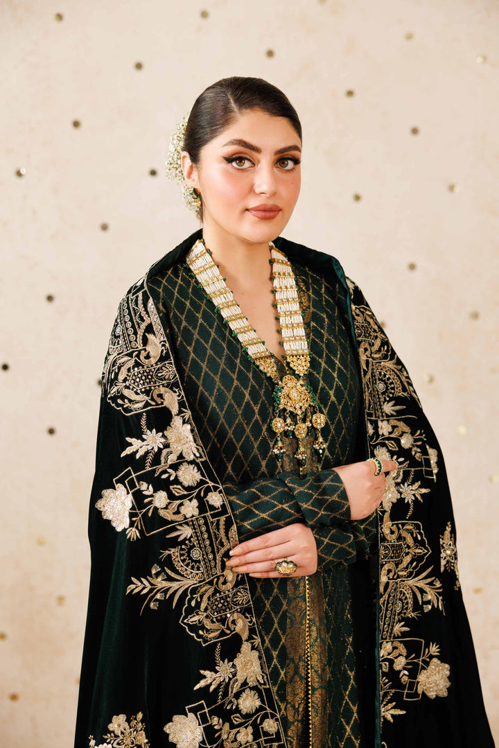 Embroidered Shawl - KFW25-48 Luxury Pret Cross Season Edit 2025