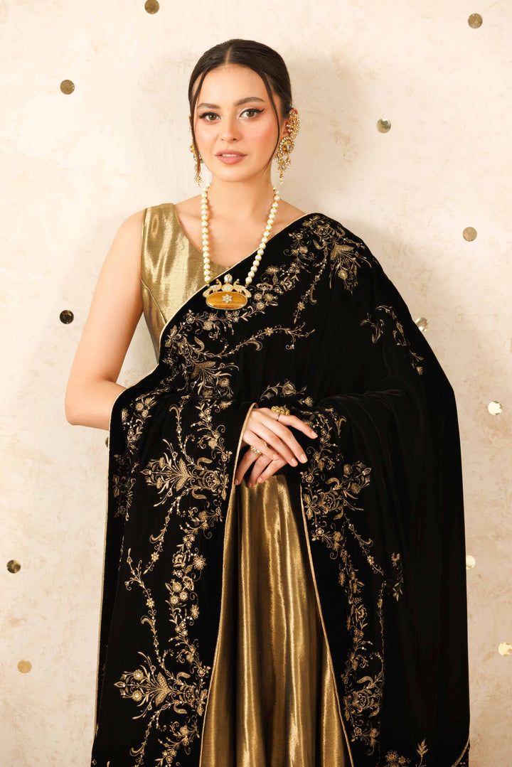 Embroidered Shawl - KFW25-49 Luxury Pret Cross Season Edit 2025