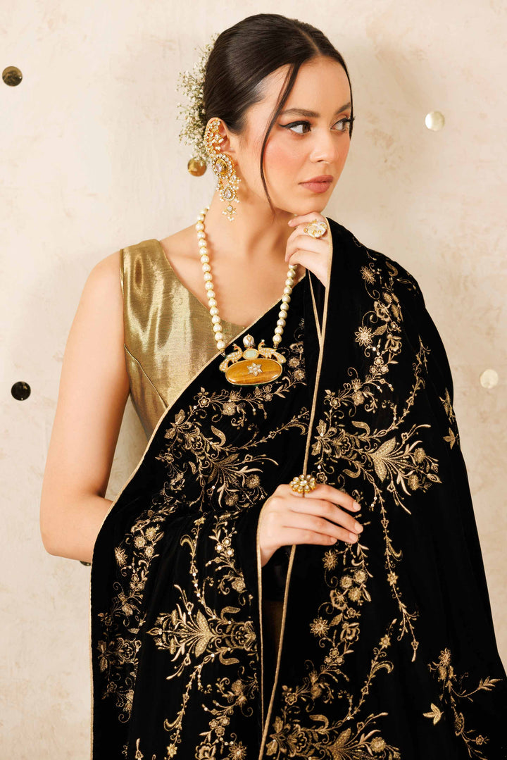 Embroidered Shawl - KFW25-49 Luxury Pret Cross Season Edit 2025