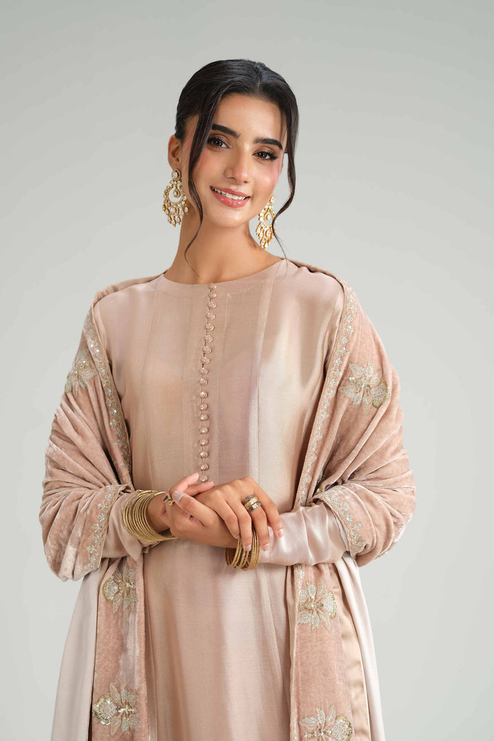 Embroidered Shawl- KFW25-54 Luxury Pret Cross Season Edit 2025