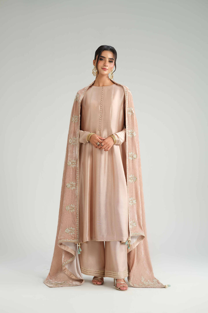 Embroidered Shawl- KFW25-54 Luxury Pret Cross Season Edit 2025