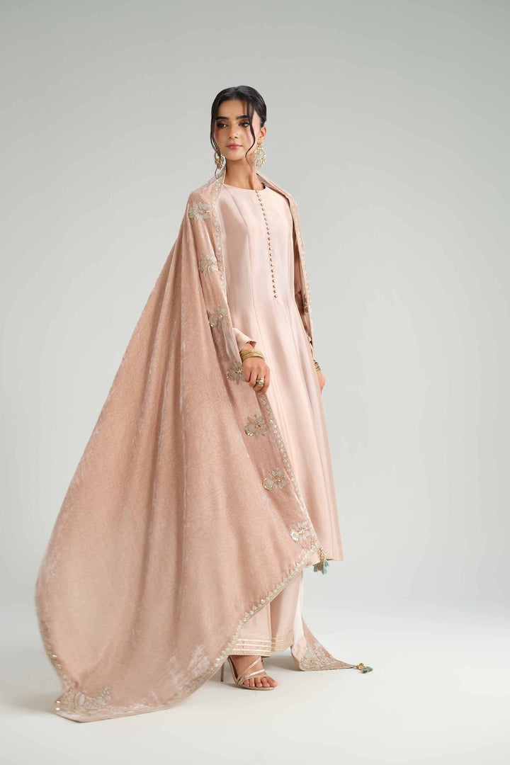 Embroidered Shawl- KFW25-54 Luxury Pret Cross Season Edit 2025