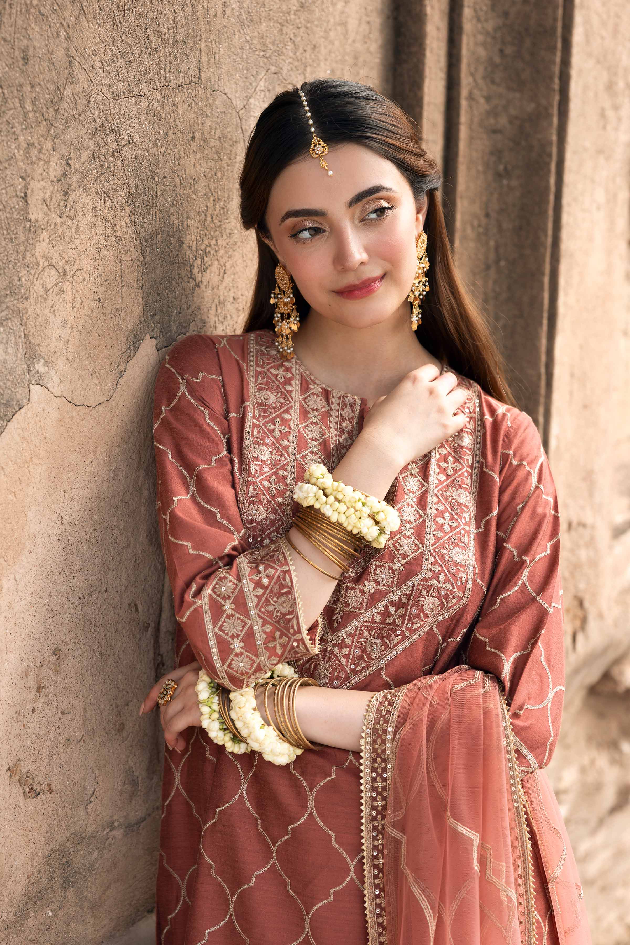 3 Piece - Embroidered Suit - KFW25-74