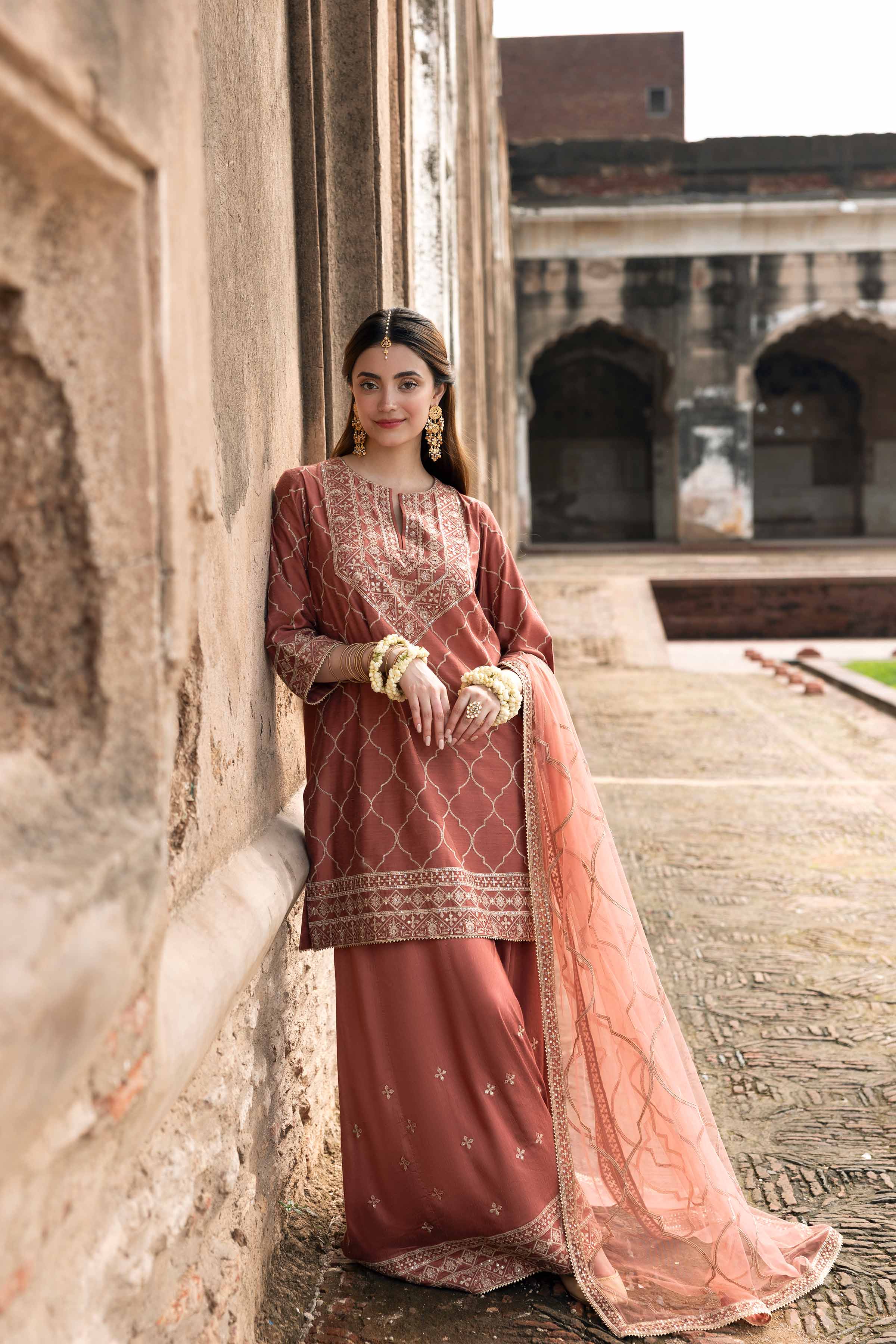 3 Piece - Embroidered Suit - KFW25-74