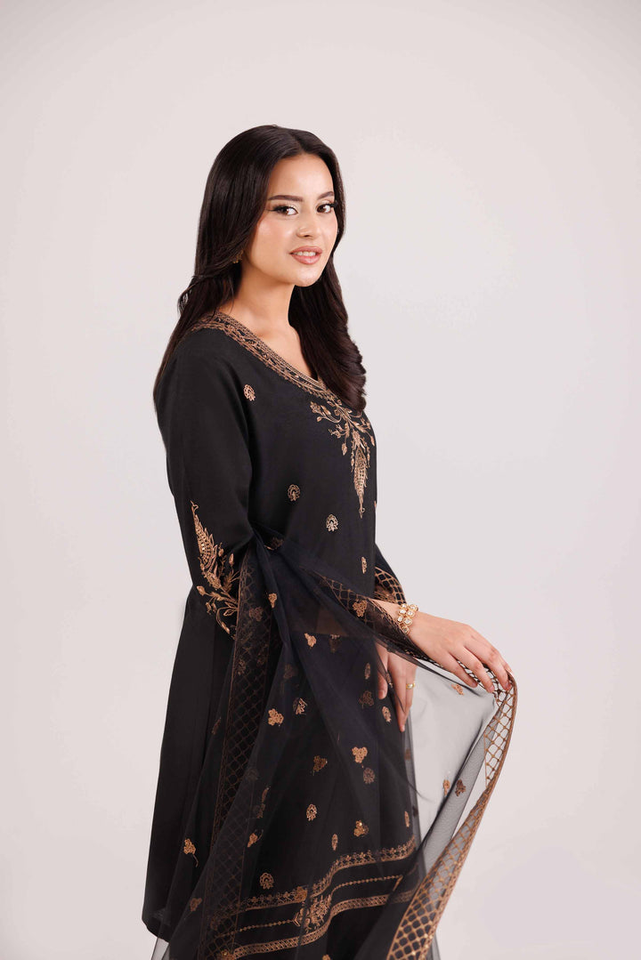 3 Piece - Embroidered Suit - KFW25-75 for Women - Pret Collection | Nishat | Shop Online