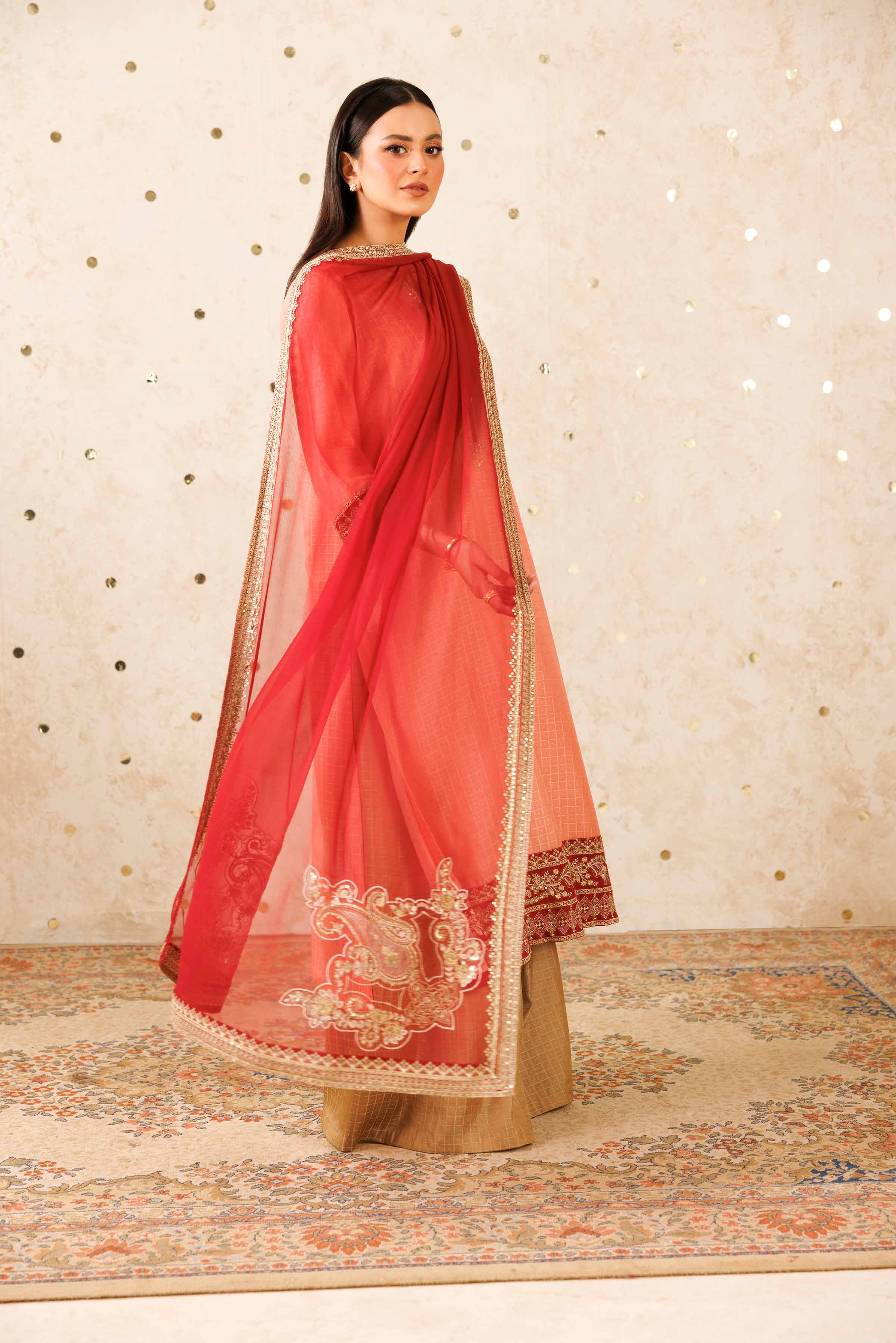 3 Piece - Embroidered Suit - KFW25-83 for Women - Pret Collection | Nishat | Shop Online