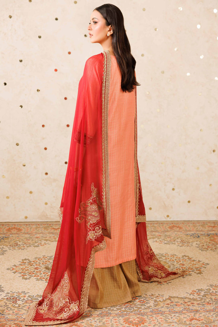 3 Piece - Embroidered Suit - KFW25-83 for Women - Pret Collection | Nishat | Shop Online