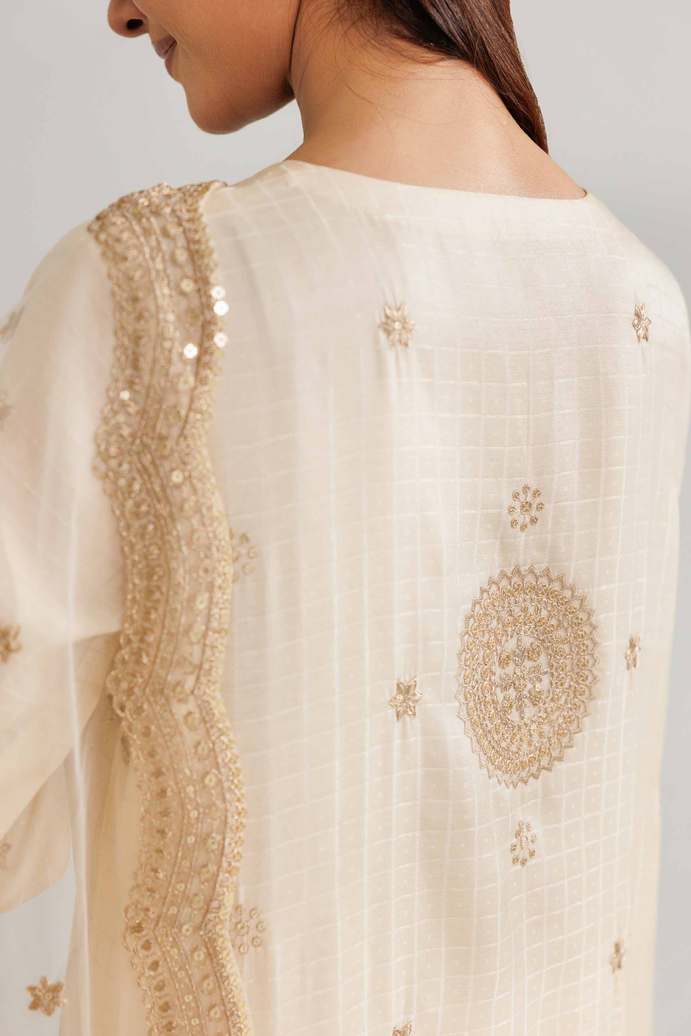 3 Piece - Embroidered Suit - KFW25-85 for Women - Pret Collection | Nishat | Shop Online