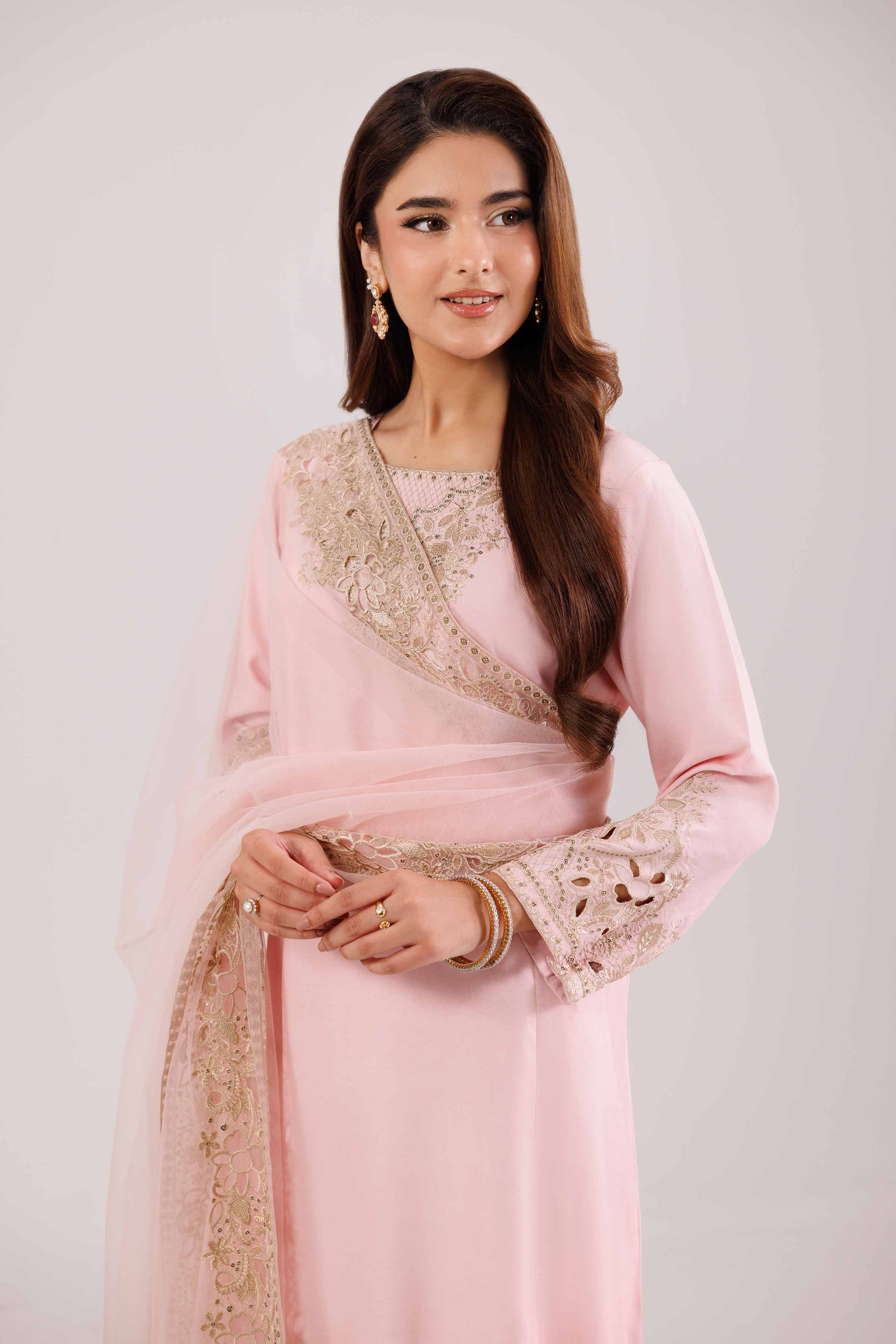 3 Piece - Embroidered Suit - KFW25-87 for Women - Pret Collection | Nishat | Shop Online