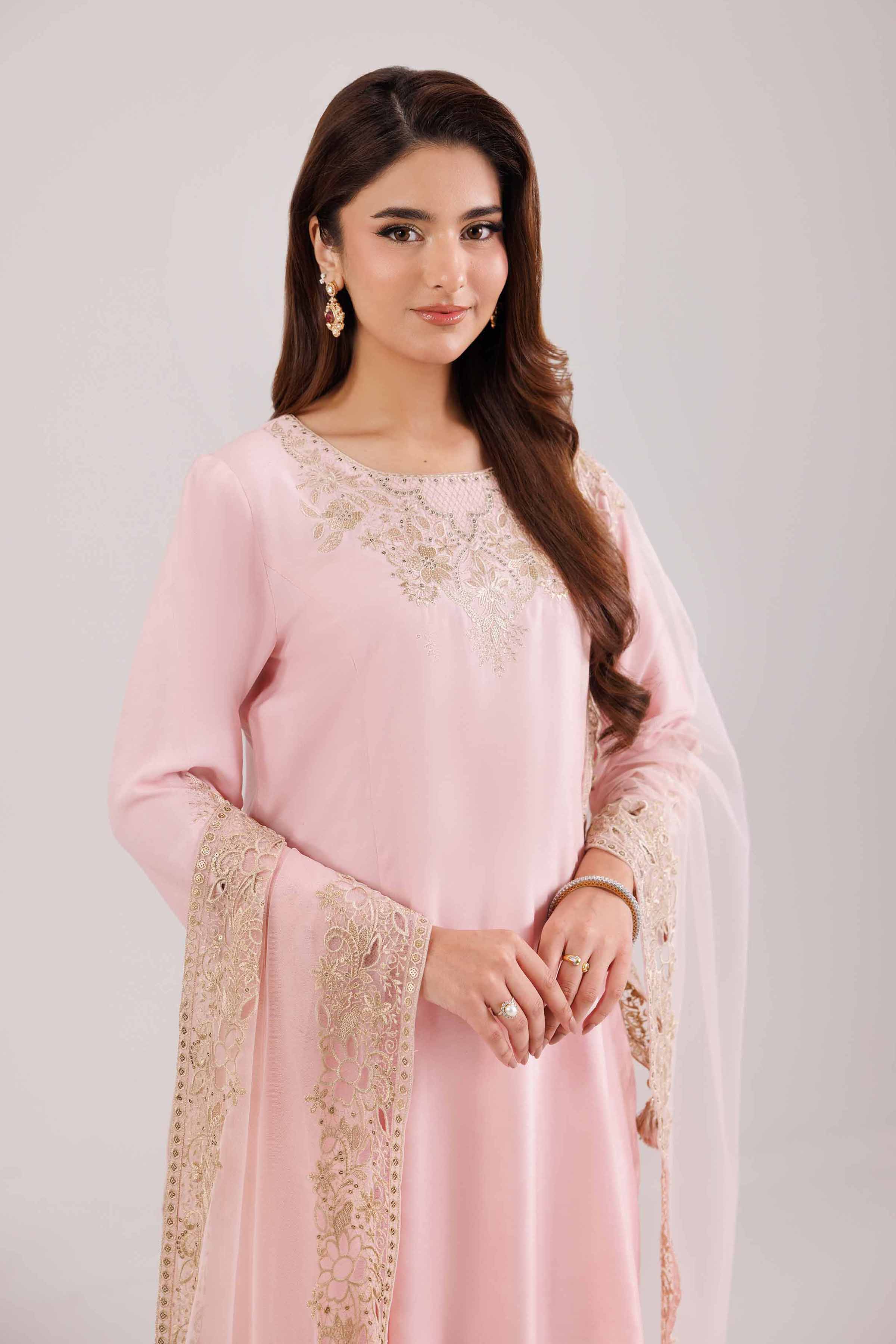 3 Piece - Embroidered Suit - KFW25-87 for Women - Pret Collection | Nishat | Shop Online