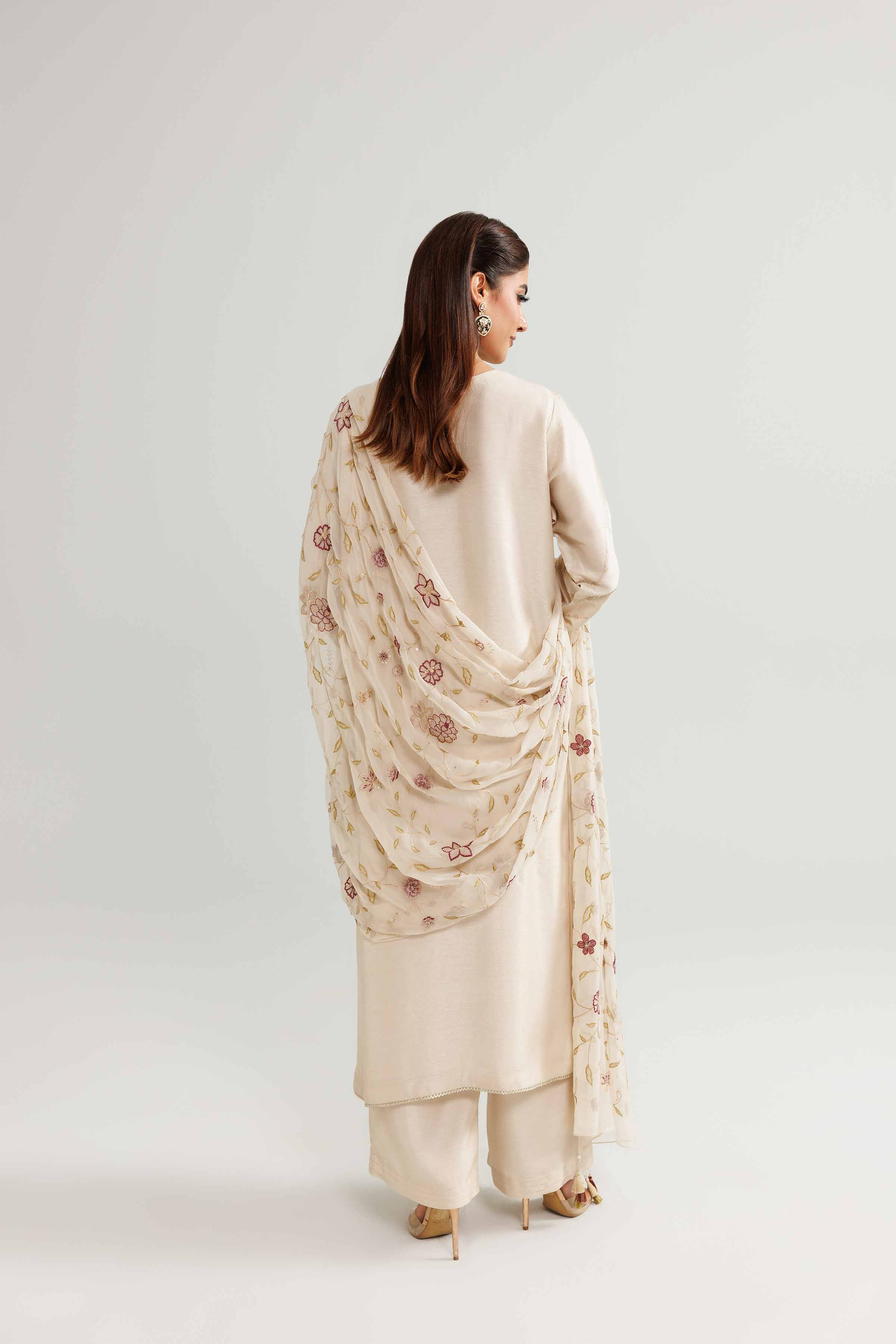 3 Piece - Embroidered Suit - KFW25-88 for Women - Pret Collection | Nishat | Shop Online