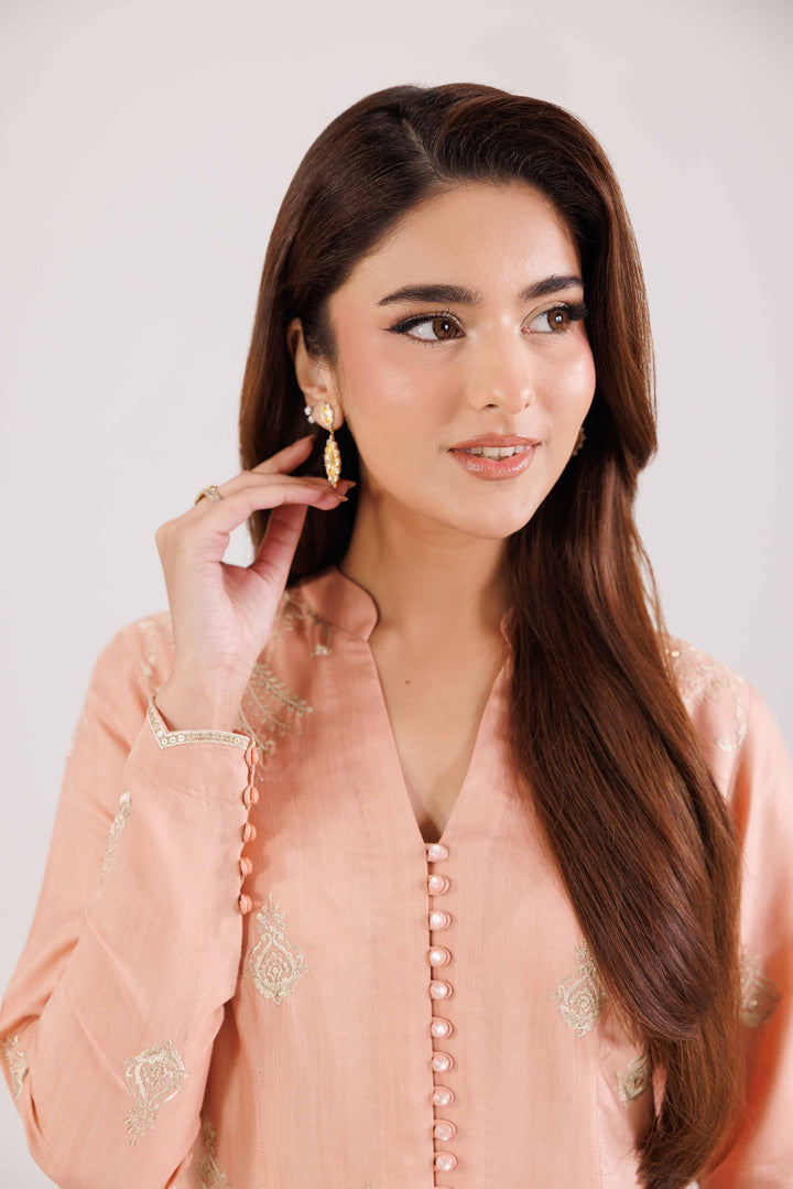 2 Piece - Embroidered Suit - KFW25-95 for Women - Pret Collection | Nishat | Shop Online