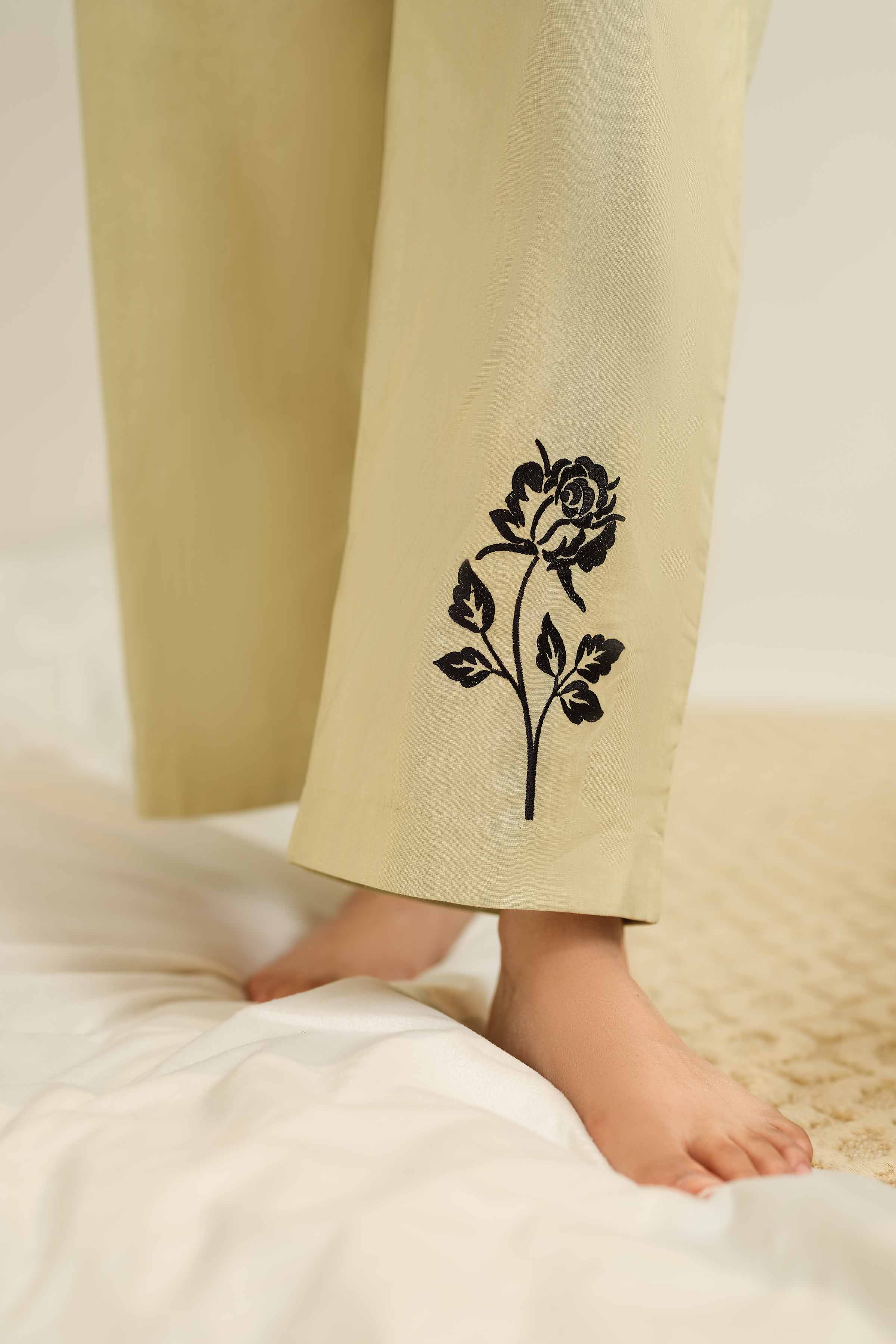 2 Piece - Embroidered Loungewear - KLS25-01