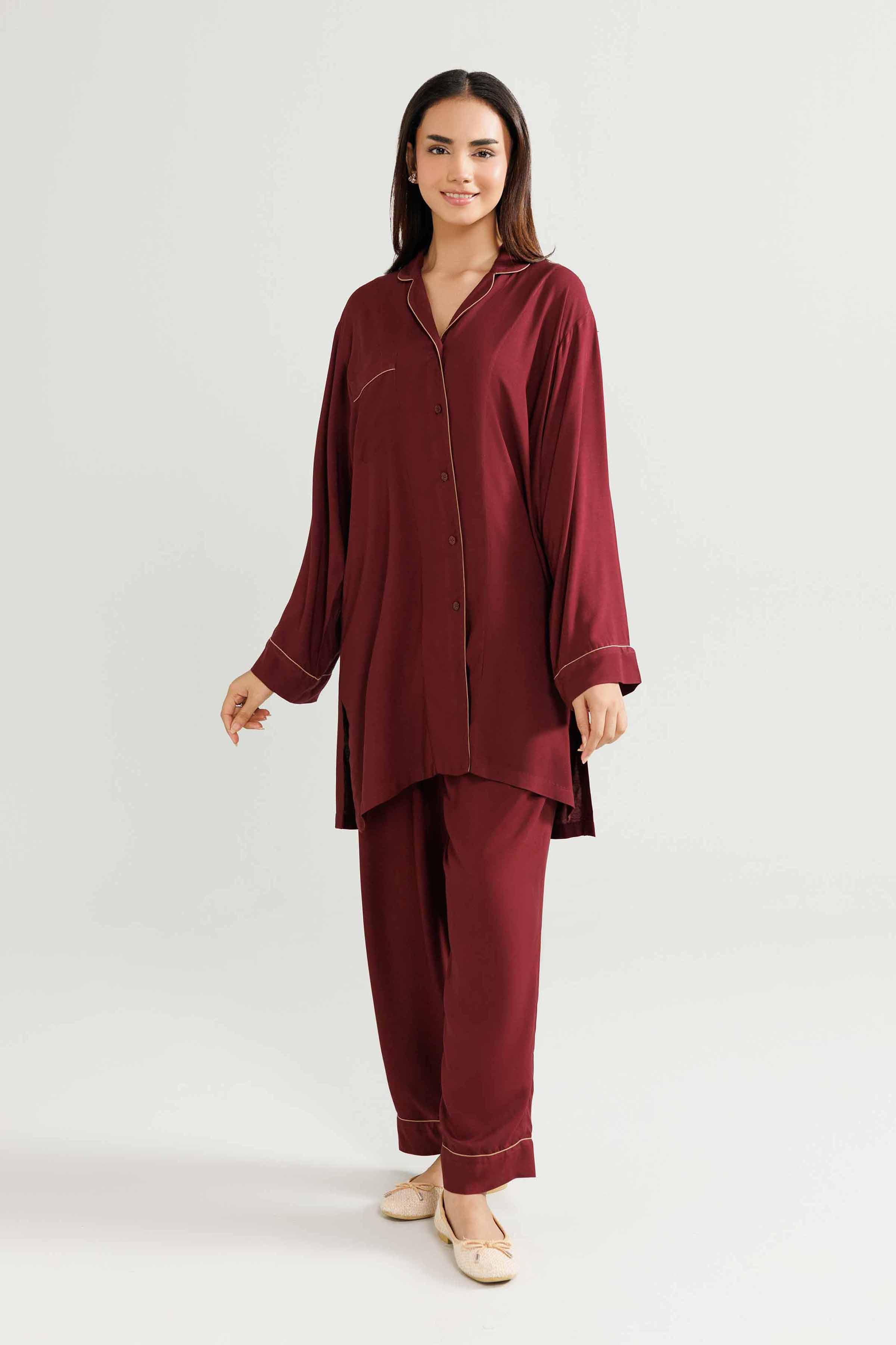 2 Piece - Basic Loungewear - KLW25-02 for Women - Pret Collection | Nishat | Shop Online