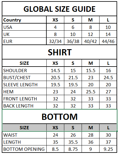 Size Guide