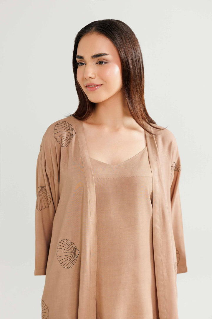 3 Piece - Embroidered Loungewear - KLW25-04 for Women - Pret Collection | Nishat | Shop Online