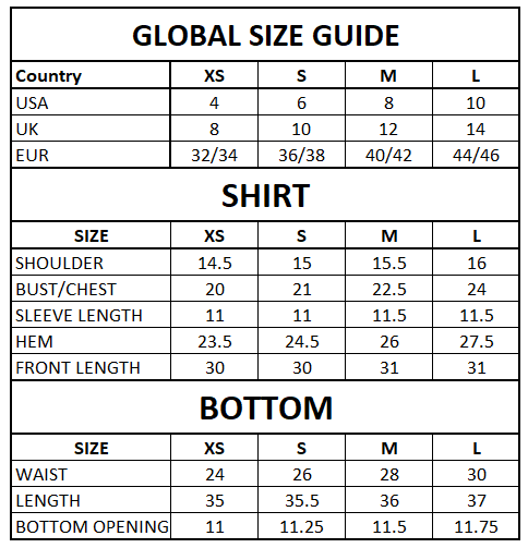 Size Guide