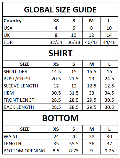 Size Guide