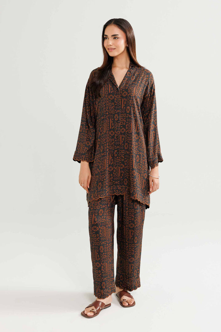 2 Piece - Embroidered Suit - KLW25-11 for Women - Pret Collection | Nishat | Shop Online